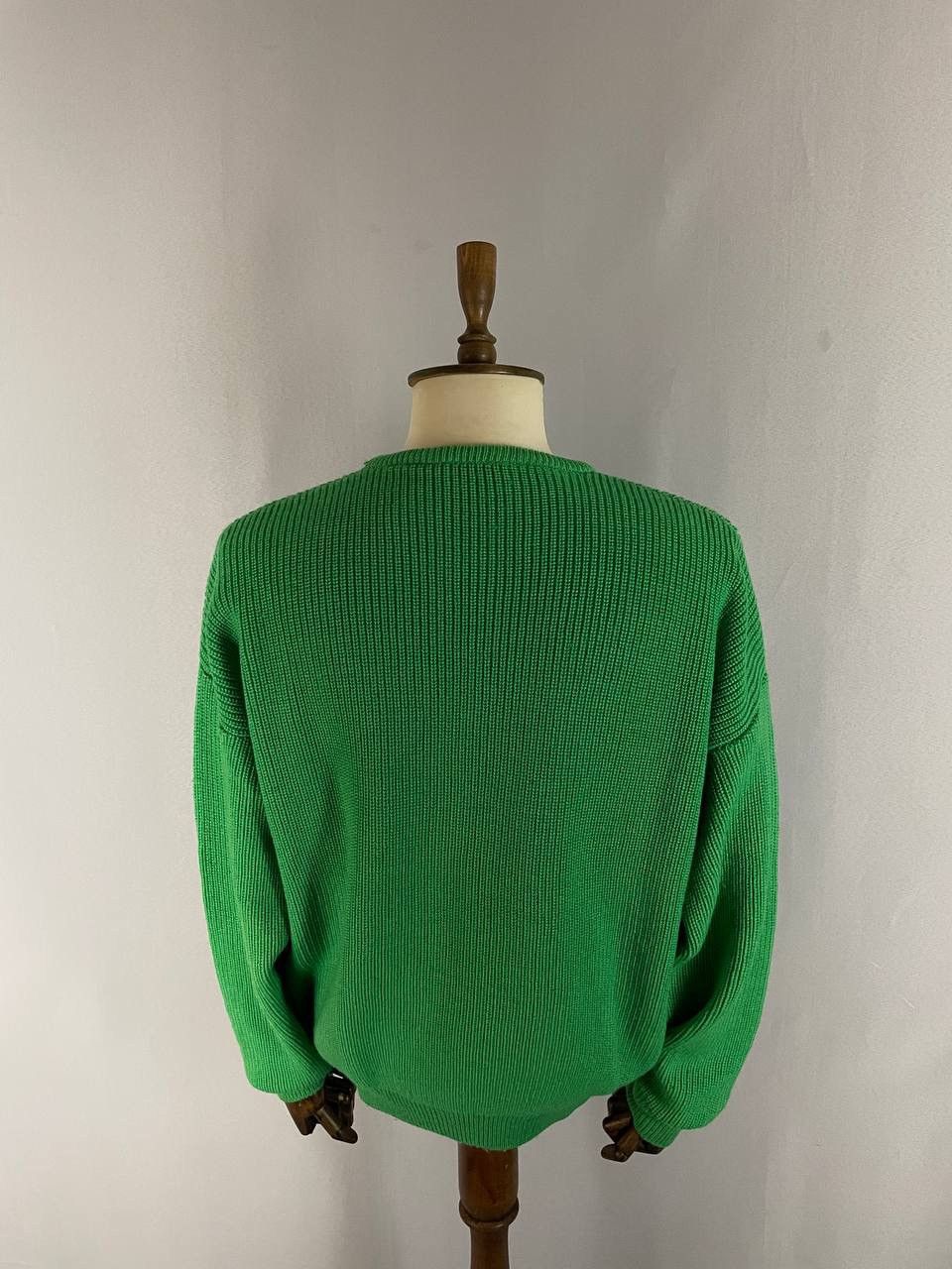 Moncler Moncler Sweater Green Vintage 1990s Rare Size US XL / EU 56 / 4 - 9 Thumbnail