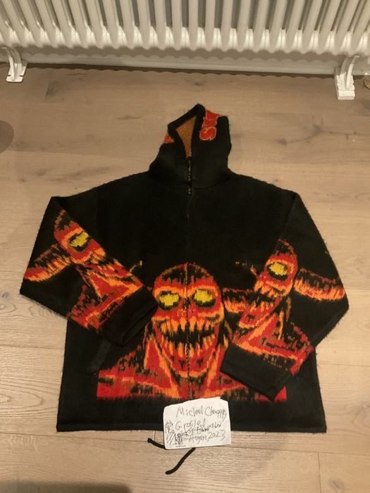 Supreme Supreme toy machine zip up hooded sweater black | Grailed