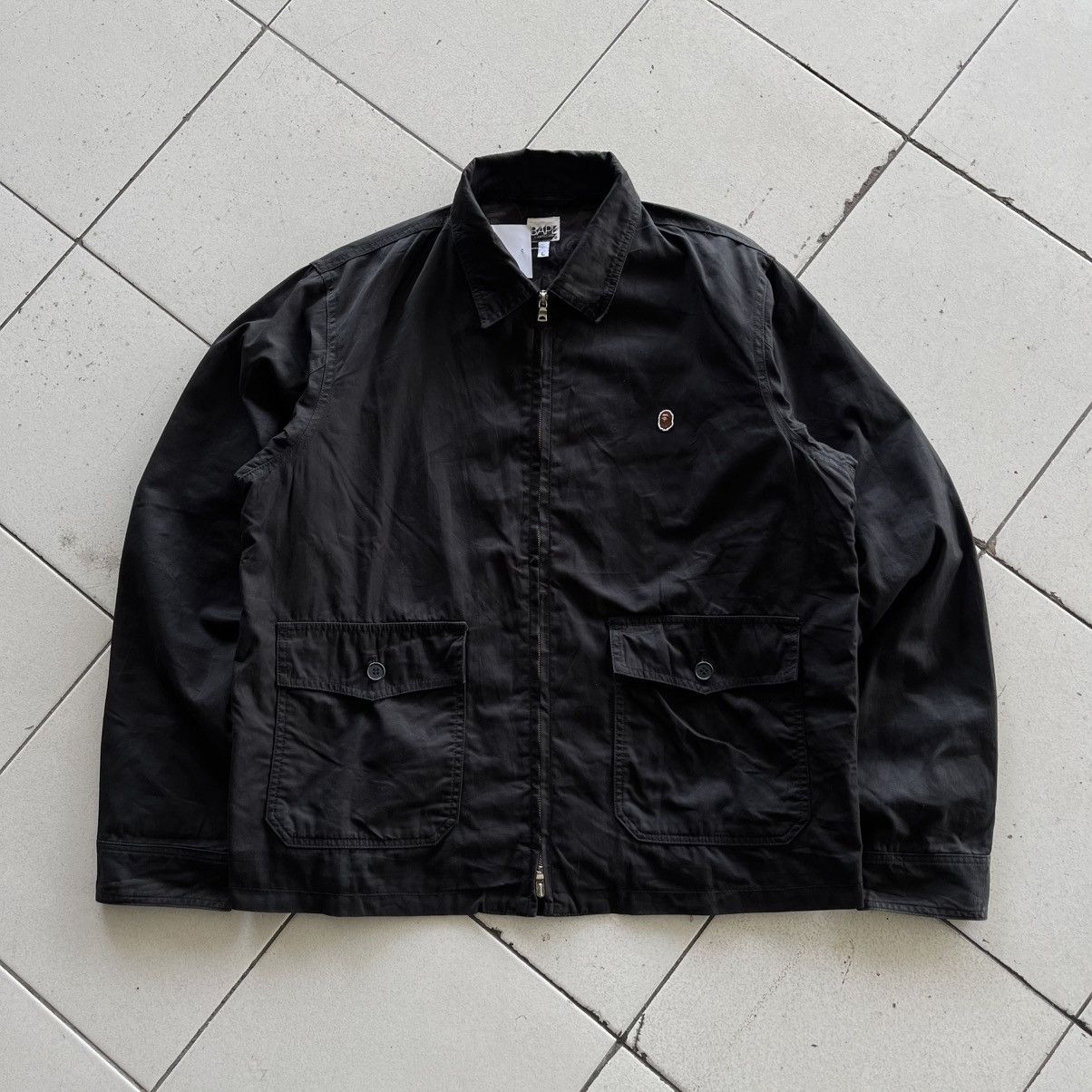 Bape Vintage Bape A Bathing Ape Work Jacket Double Pocket Size US L / EU 52-54 / 3 - 1 Thumbnail