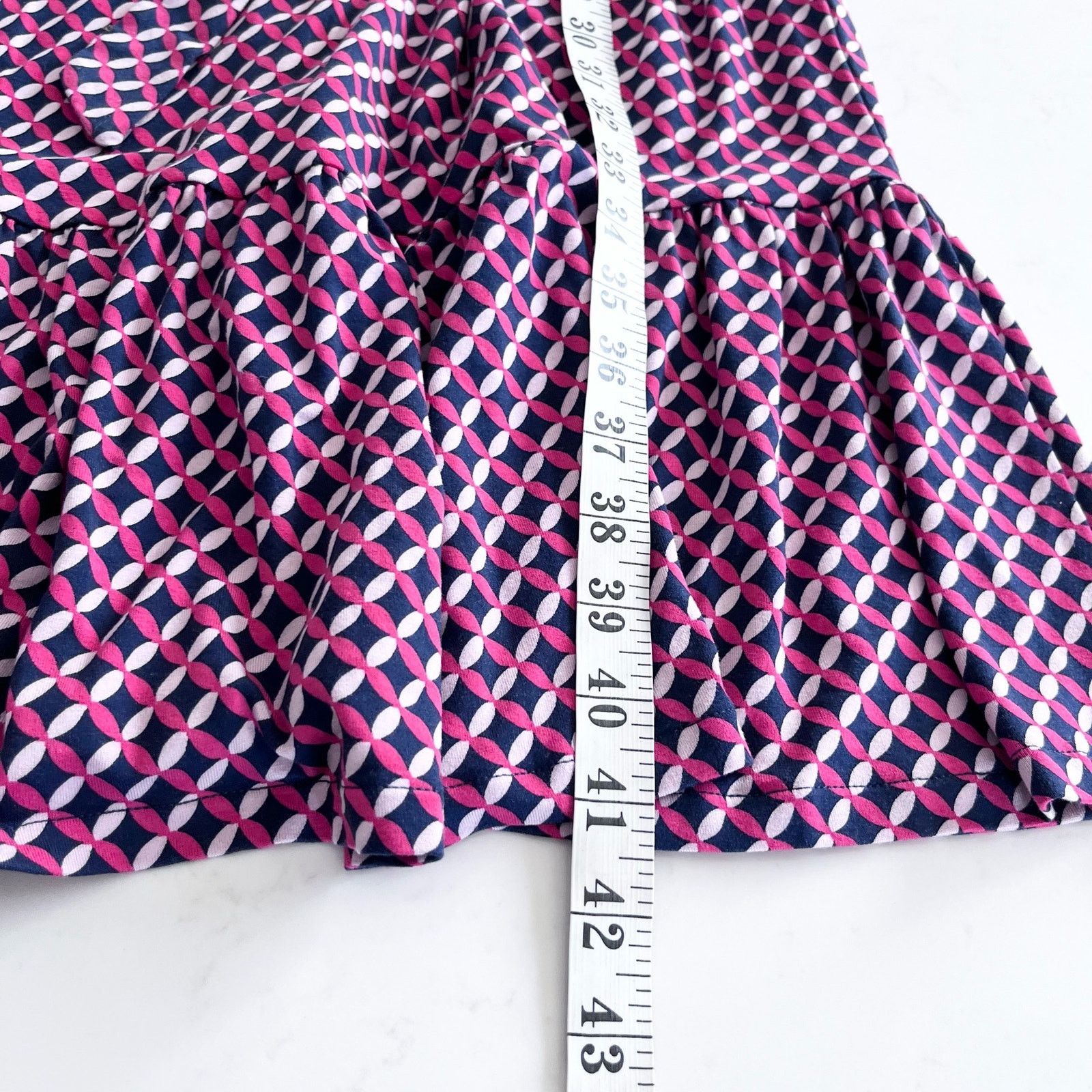 Boden Boden Jersey Dress Holly Geometric Print Tie Waist Size 12R Size XL / US 12-14 / IT 48-50 - 12 Thumbnail