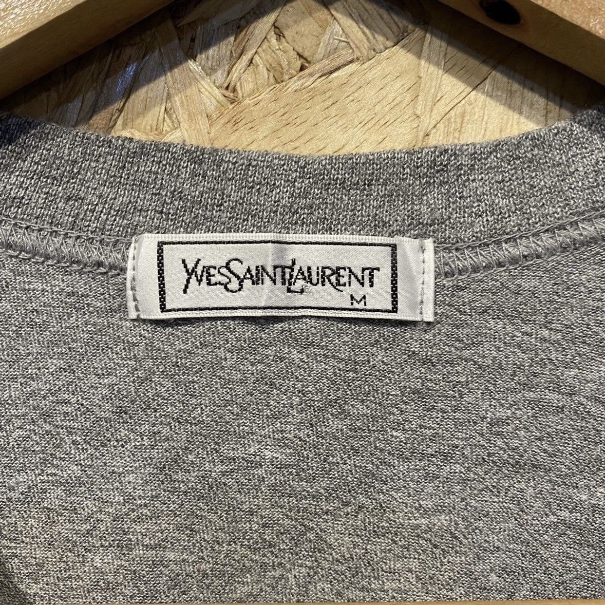 Yves Saint Laurent VINTAGE‼️Yves Saint Laurent Logo Chest T-Shirts Size US M / EU 48-50 / 2 - 6 Thumbnail