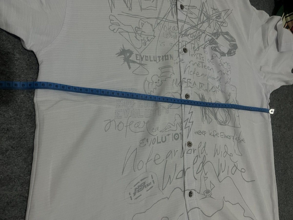 No Fear Vintage No Fear Allover Sketch Print Shirt Gorpcore Y2K Size US XXL / EU 58 / 5 - 16 Thumbnail
