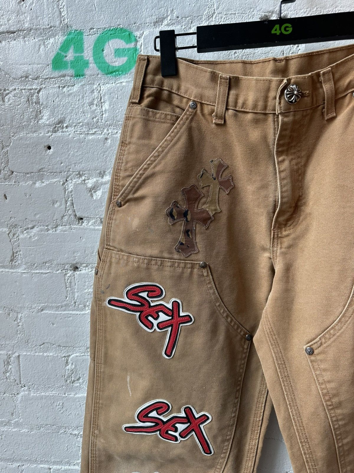 Chrome Hearts CHROME HEARTS MATTYBOY CARHARTTS Size US 28 / EU 44 - 2 Thumbnail
