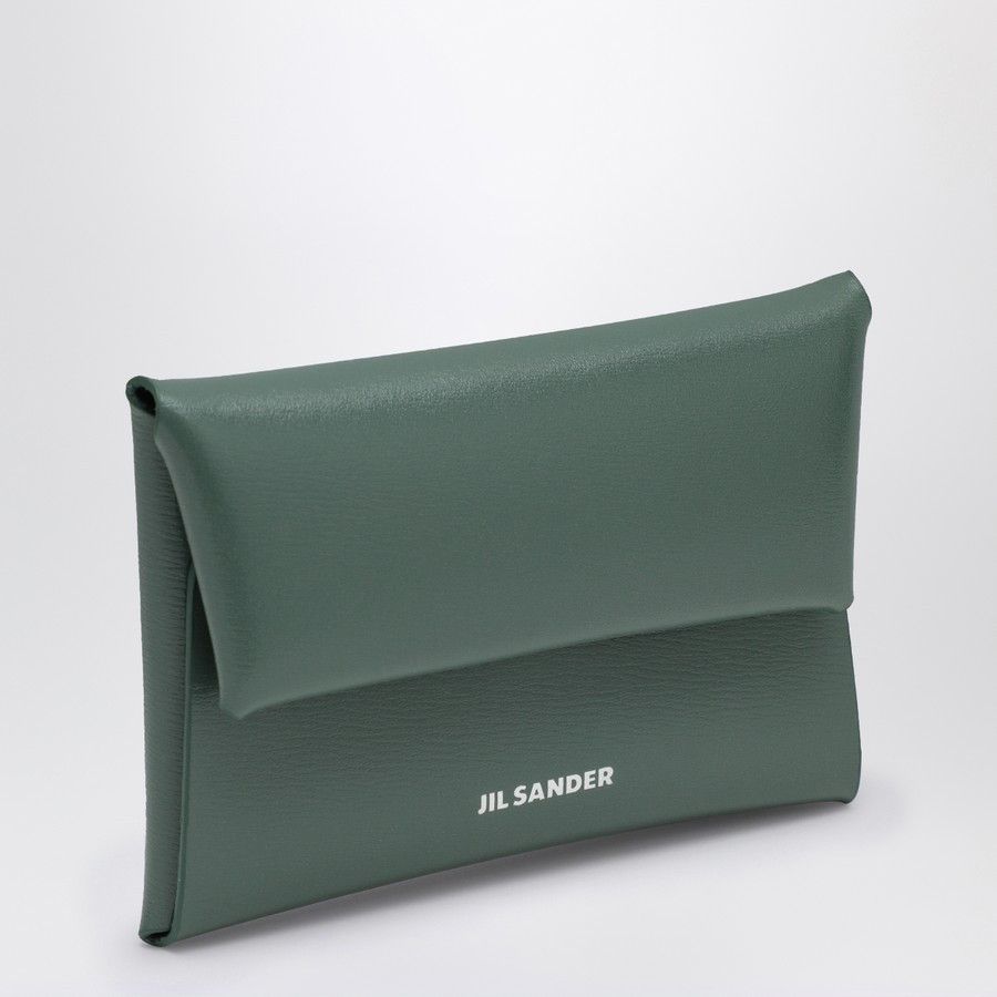 Jil Sander o1d2blof0824 Size: OS / Envelope Coin Purses in Green Size ONE SIZE - 1 Thumbnail