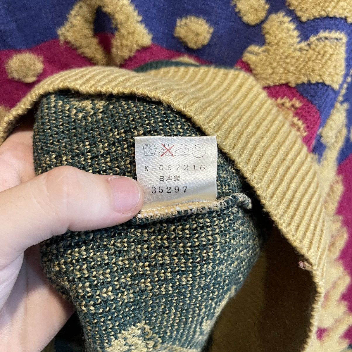 Japanese Brand × Vintage Vintage Rare Pattern Knitwear Multicolour Size US M / EU 48-50 / 2 - 6 Thumbnail