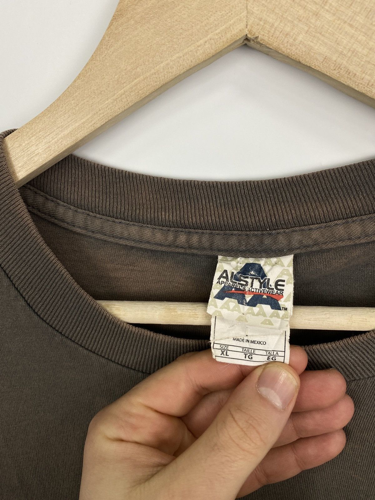 Alstyle 🇺🇸 Vintage Y2K LSD WHY? Cock Cockfighting Humor T-Shirt Rare Size US XL / EU 56 / 4 - 9 Thumbnail