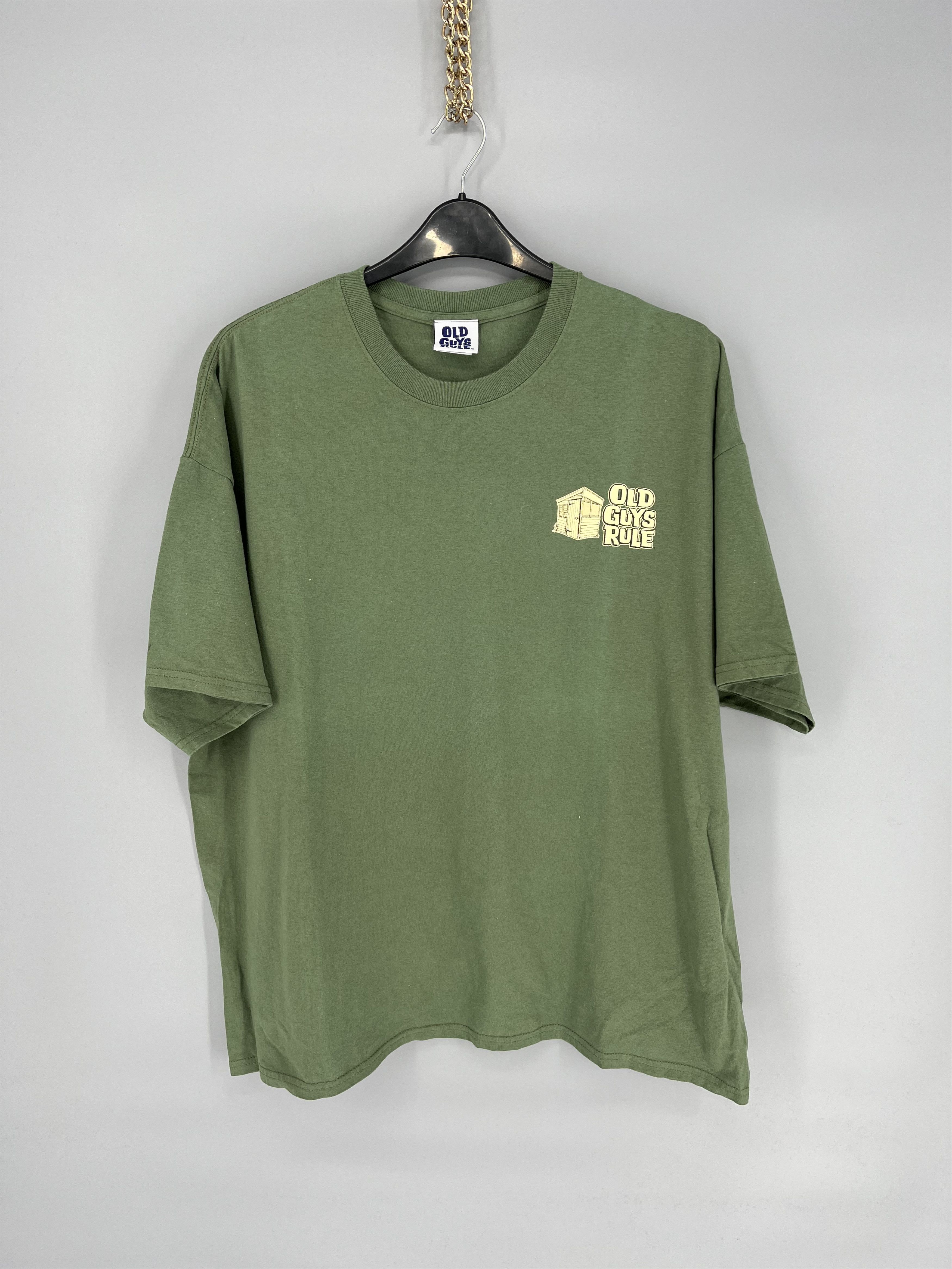 Japanese Brand Vintage Y2K Old Guys Rule T-Shirt Big Logo Size L Size US XXL / EU 58 / 5 - 1 Thumbnail