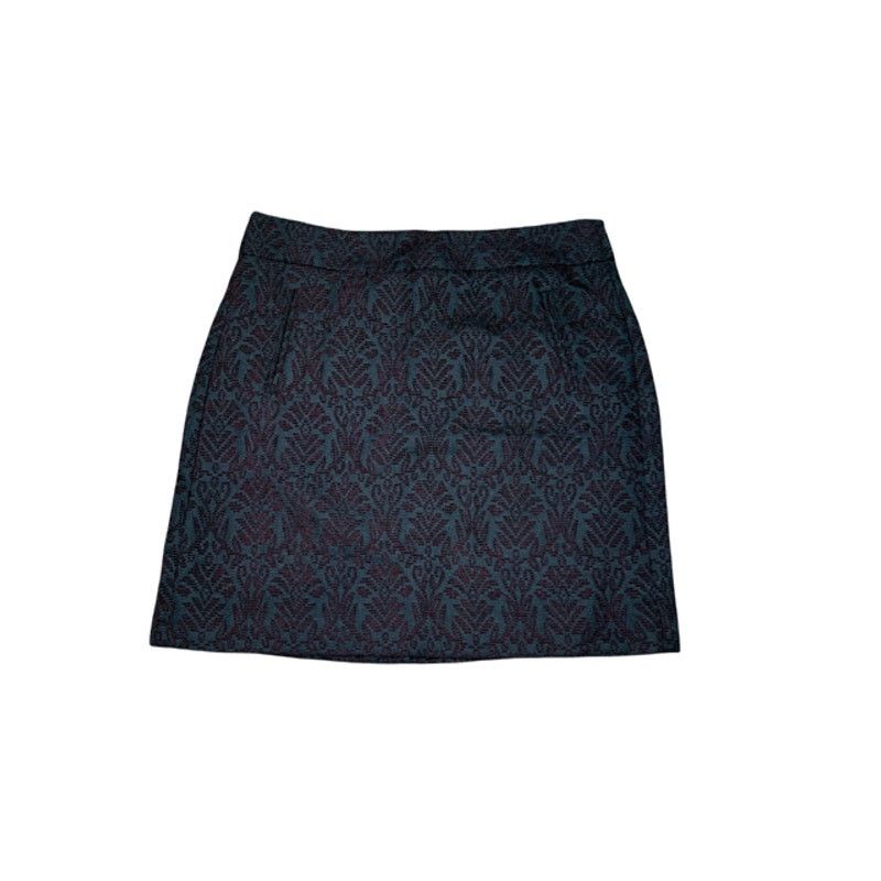 Ann Taylor Ann Taylor LOFT Jacquard Textured Pocket Mini Skirt Size 26" / US 2 / IT 38 - 6 Thumbnail