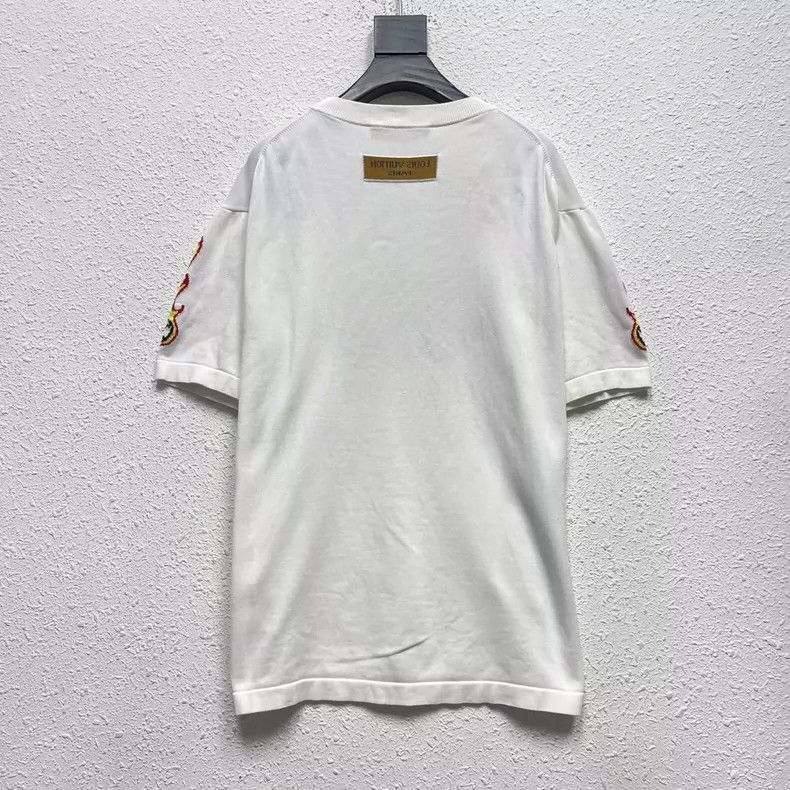 Louis Vuitton LOUIS VUITTON 23 New Flame Baseball LOGO Jacquard Knit Shor Size US XXL / EU 58 / 5 - 2 Thumbnail