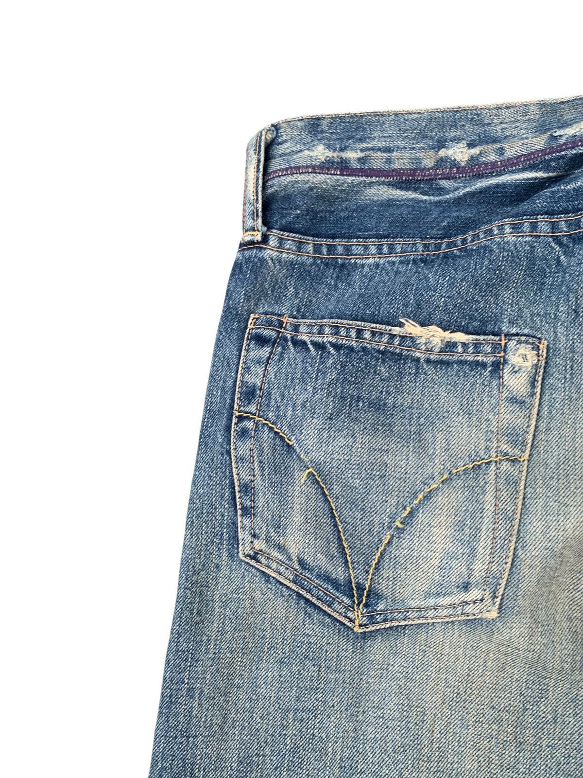 Kapital HYSTERIC GLAMOUR LED ZEPPELIN FLARE SELVEDGE DISTRESSEDDENIM Size US 32 / EU 48 - 14 Thumbnail