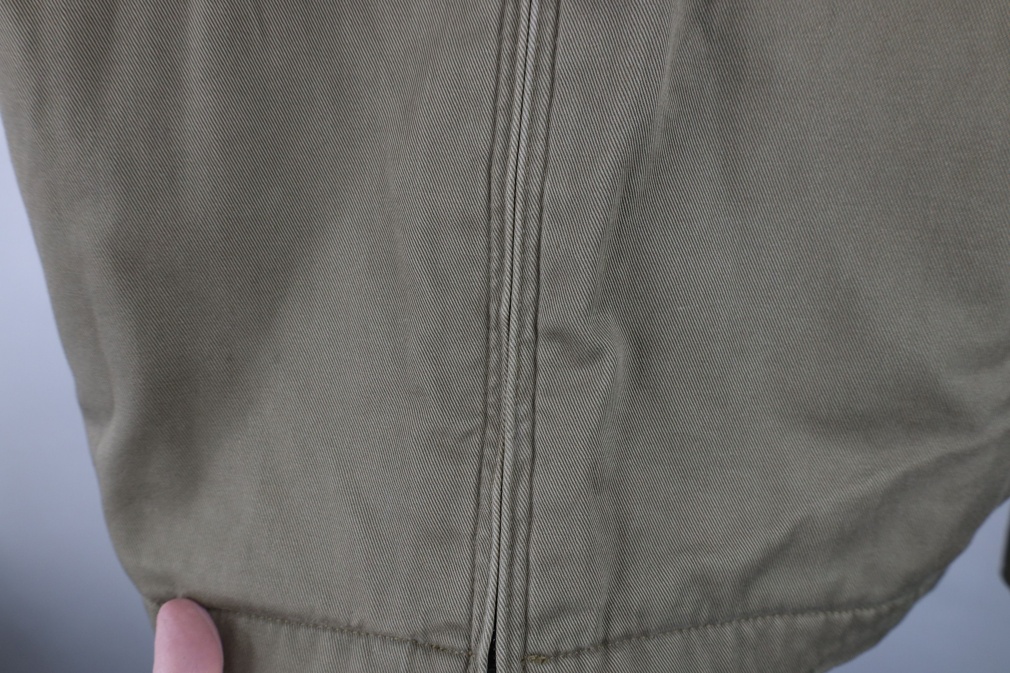 Ralph Lauren × Vintage Vintage 90s Ralph Lauren Full Zip Bomber Jacket Breen Cotton Size US XXL / EU 58 / 5 - 8 Thumbnail