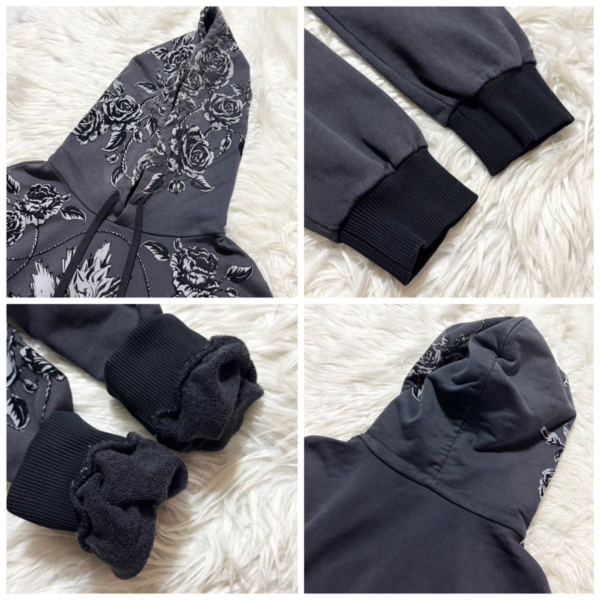 Dolce & Gabbana Dolce & Gabbana Heart and Rose Design Hoodie Pullover Size US S / EU 44-46 / 1 - 3 Thumbnail