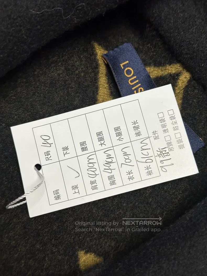 Louis Vuitton Louis Vuitton Black double-breasted coat Size S / US 4 / IT 40 - 3 Thumbnail
