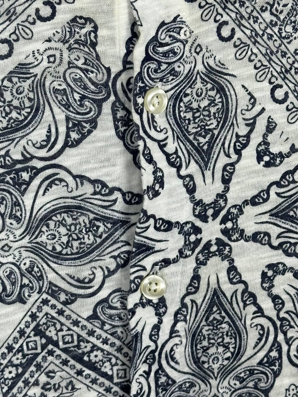 Alpha Studio Alpha Studio Luxury Printed Slim Shirt Size US S / EU 44-46 / 1 - 9 Thumbnail