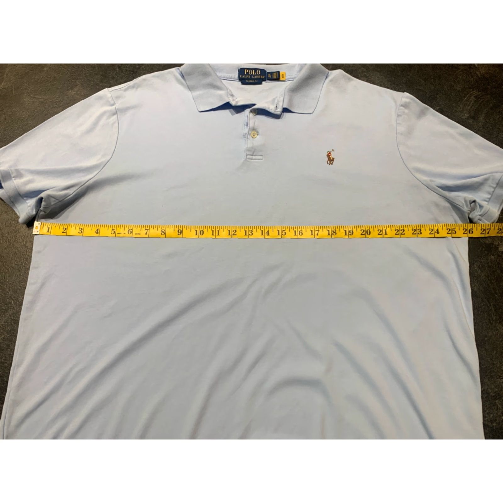 Ralph Lauren Ralph Lauren Polo Golf Shirt XL Mens Solid Blue Cotton Polo Knit Embroidered Pony Logo Casual Sports 90s? Size US XL / EU 56 / 4 - 7 Thumbnail