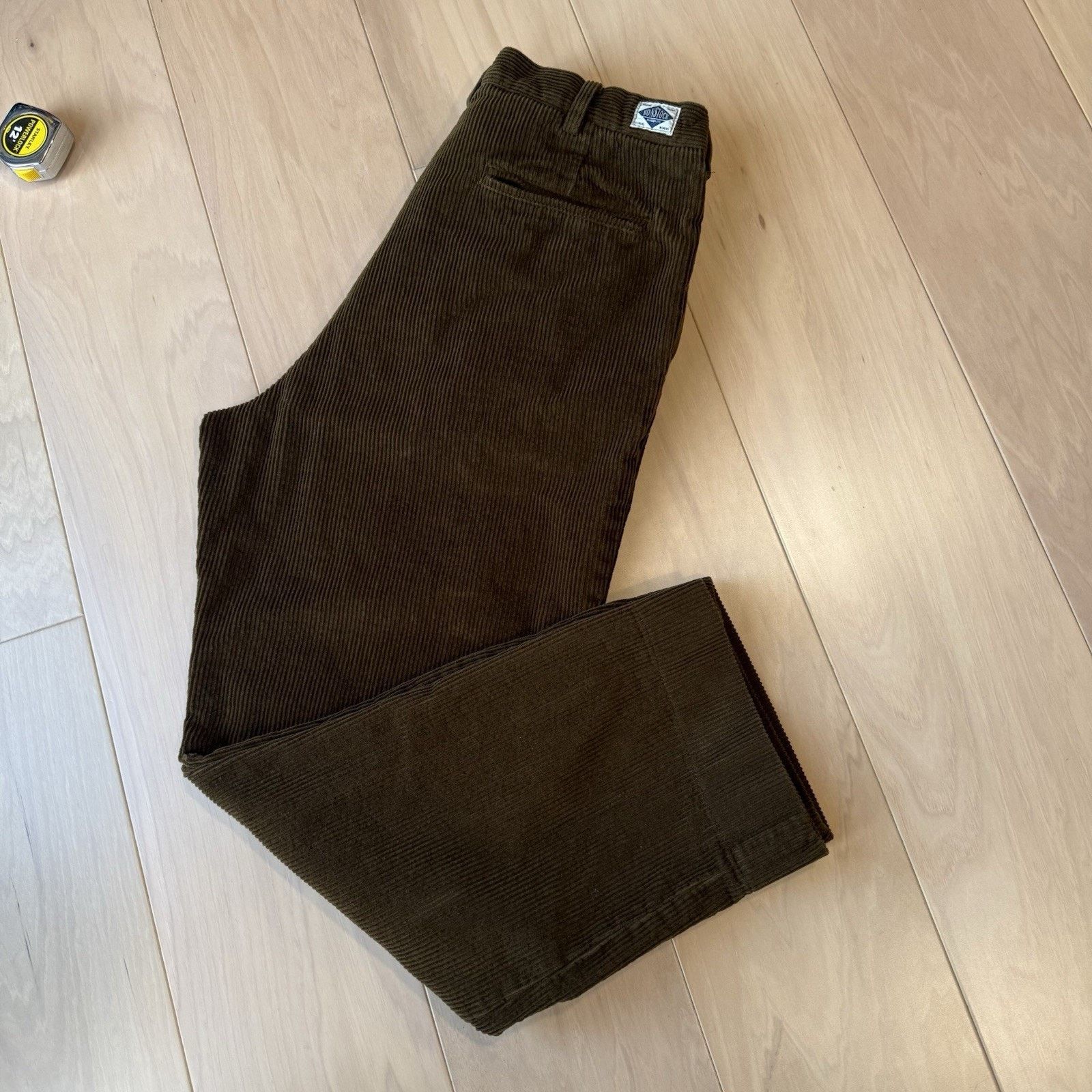 Other Non Stock MFG Corduroy Pants 31 Brown Minimalist Pleated Size US 31 - 8 Thumbnail