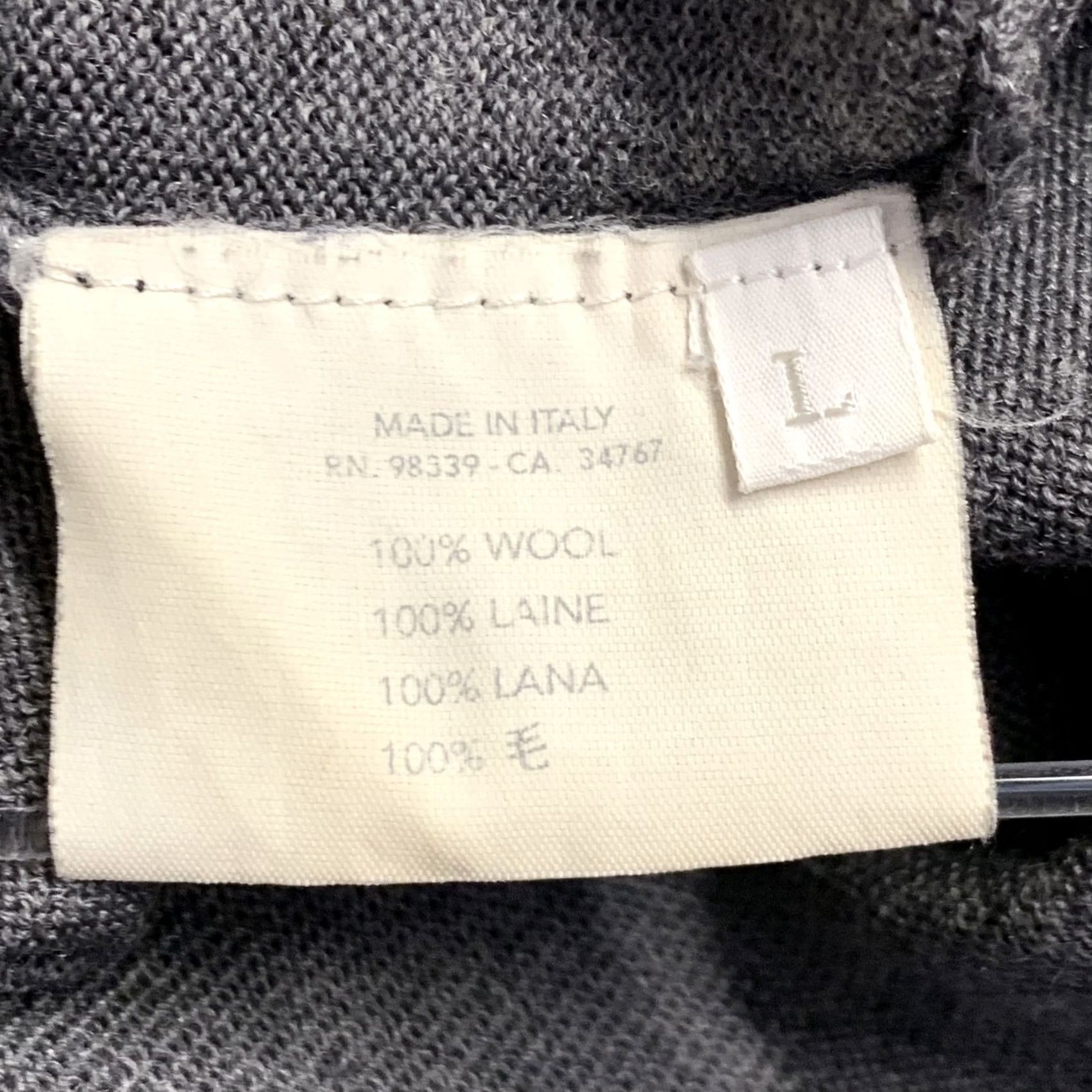 Miu Miu MIU MIU Cardigan Size L Grey Wool Button Down Two Pockets Size US L / EU 52-54 / 3 - 7 Thumbnail