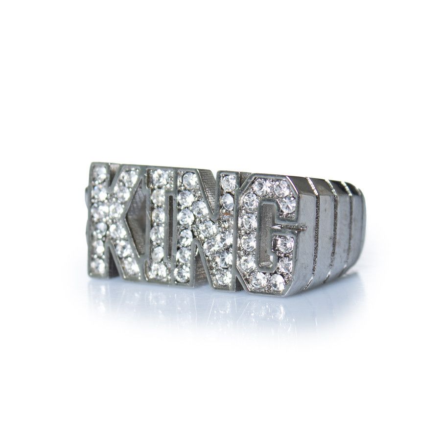 Dolce & Gabbana Dolce & Gabbana, silver KING ring with strass Size ONE SIZE - 1 Thumbnail
