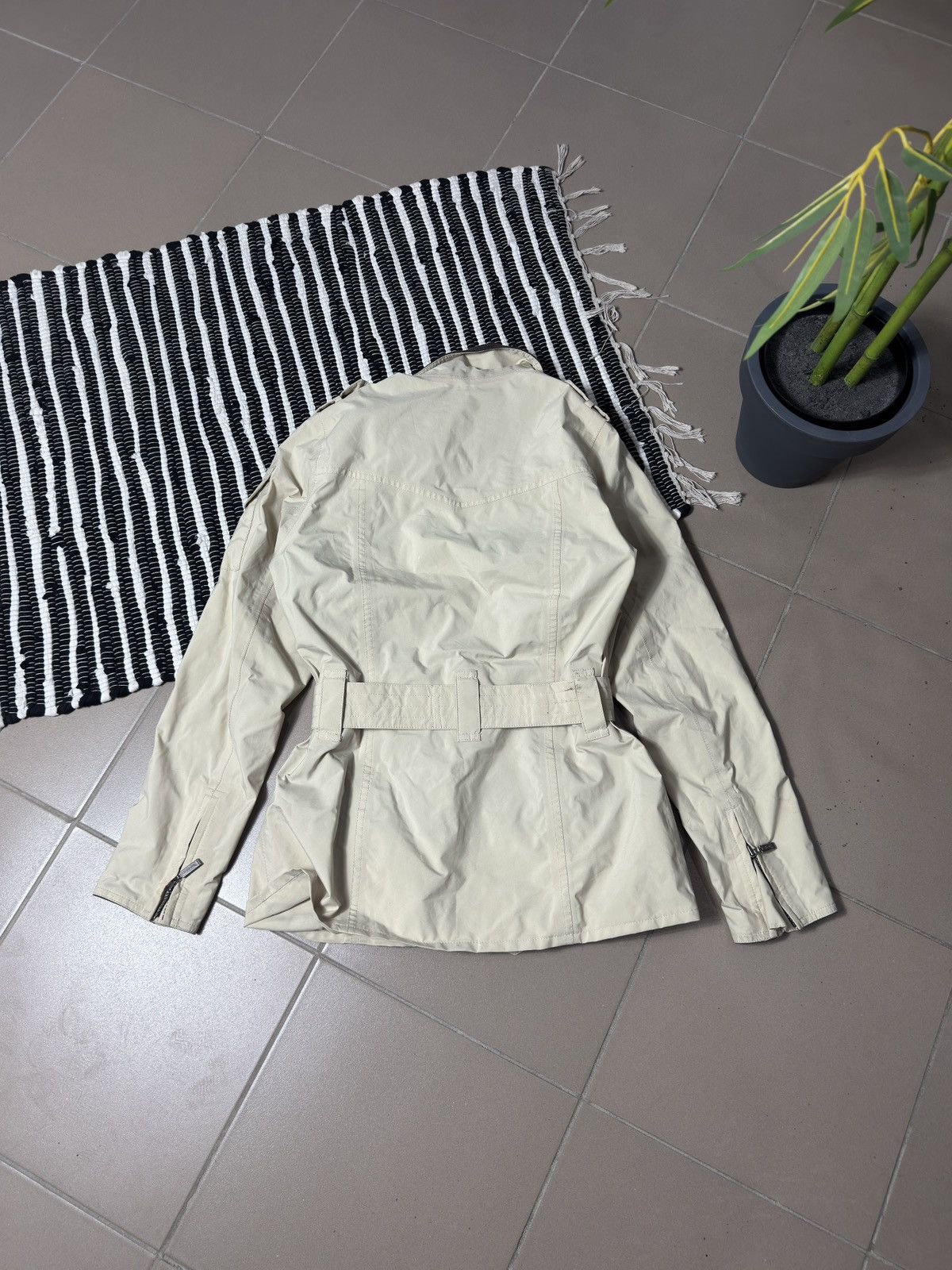 Barbour VINTAGE BARBOUR 2000s JACKET WITH BELT Size S / US 4 / IT 40 - 7 Thumbnail