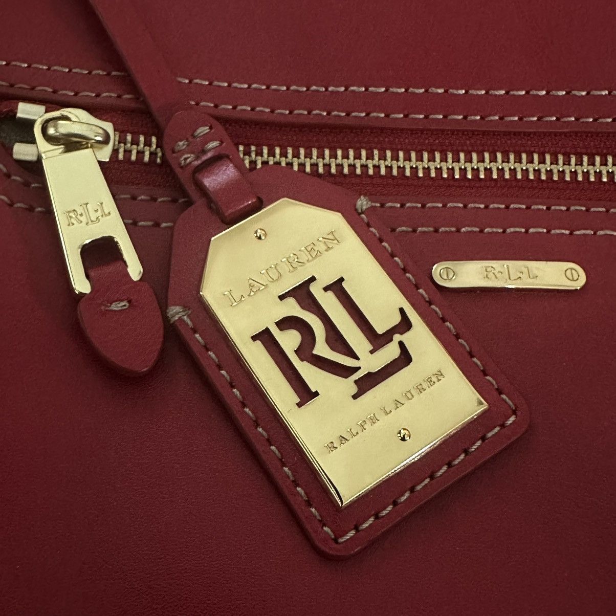 Lauren Ralph Lauren Lauren Ralph Lauren Large Newbury Saffiano RLL leather purse Size ONE SIZE - 3 Thumbnail