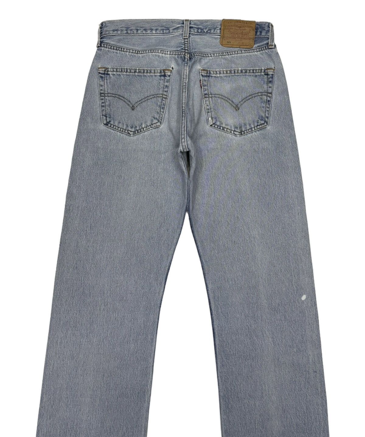 Levi's 🔥Vintage Levis 501 Blue Wash Distressed Denim Jeans Size US 30 / EU 46 - 8 Thumbnail