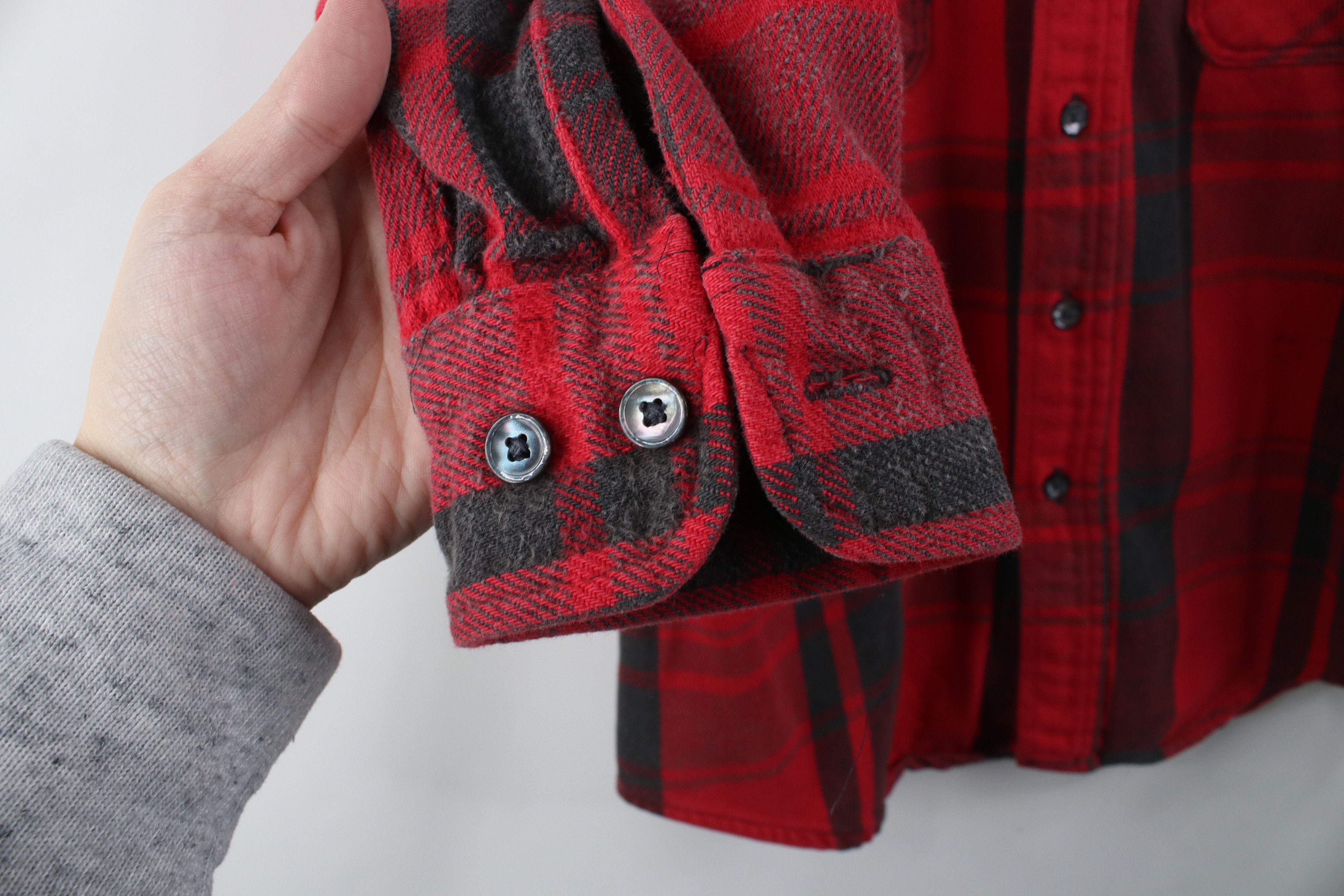 Vintage Vintage 70s Streetwear Heavyweight Button Shirt Plaid USA Size US M / EU 48-50 / 2 - 6 Thumbnail