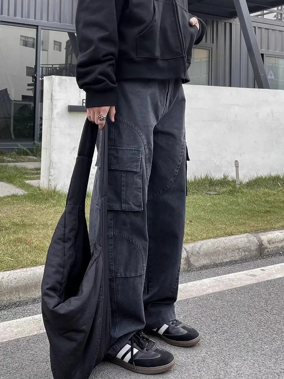 Retro loose casual high street jeans