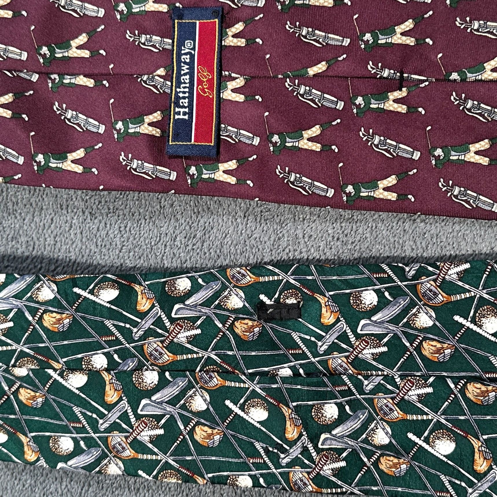 Vintage VINTAGE Men's Golf Silk Tie Lot 4 Set Hathaway Cape Cod Crooks & Creed 90s Neckties Golf Theme Size ONE SIZE - 5 Thumbnail
