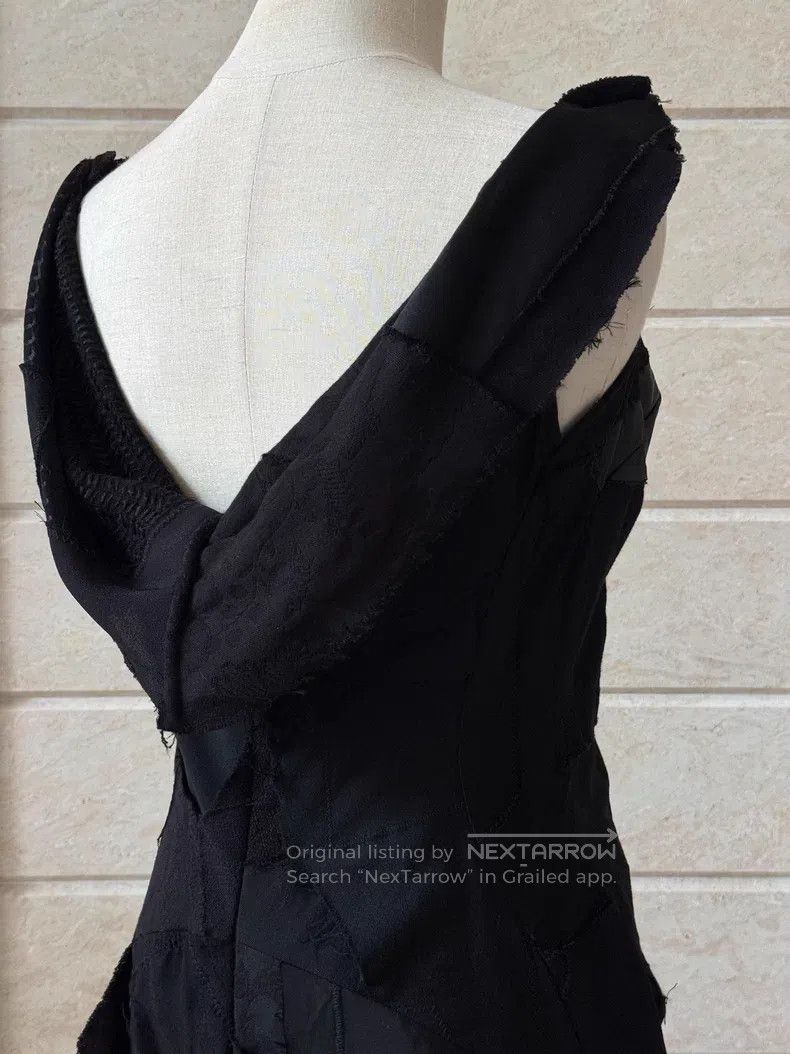 Junya Watanabe Junya Watanabe All Black Deconstructed Patchwork Dress Size M / US 6-8 / IT 42-44 - 6 Thumbnail