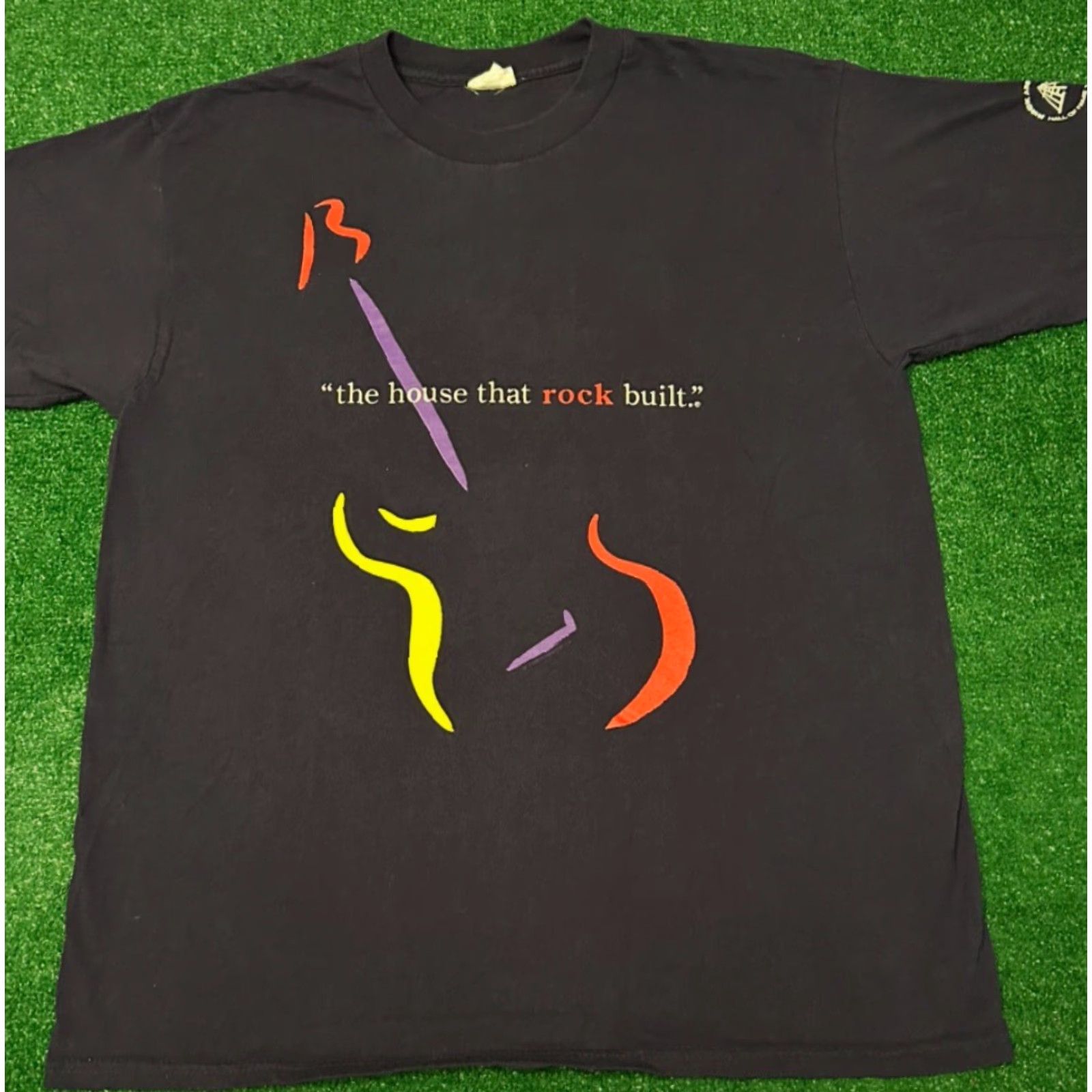 Vintage VINTAGE 90s Rock And Roll Hall Of Fame 1997 Inductees List VTG Shirt Mens Large Blue T-Shirt Cronies Men L Rock Music 90s Mens Size US L / EU 52-54 / 3 - 4 Thumbnail