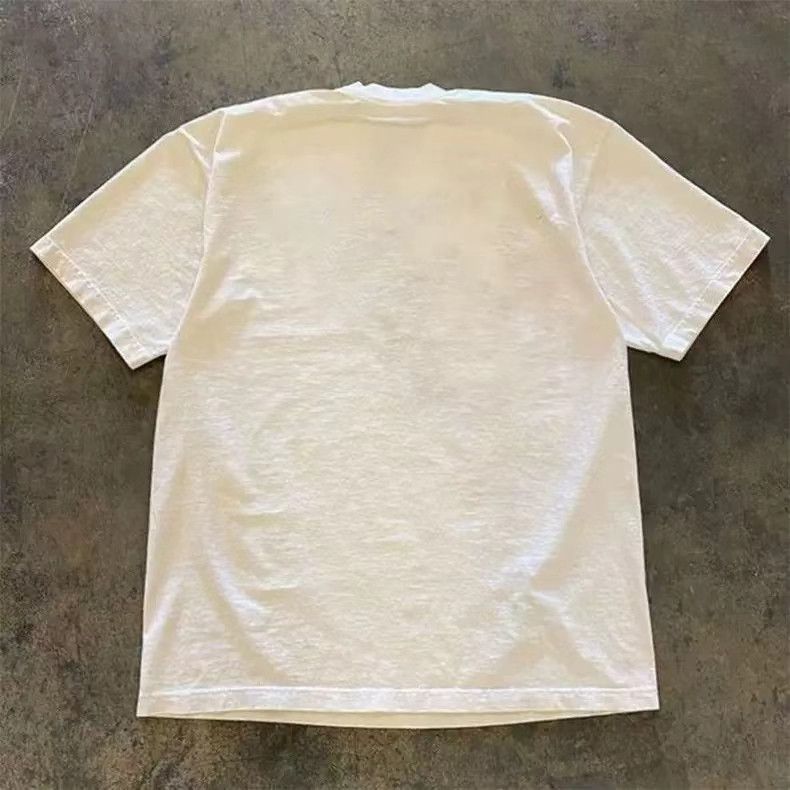 Designer × Japanese Brand White retro casual cute cat print cotton tee Size US L / EU 52-54 / 3 - 2 Thumbnail