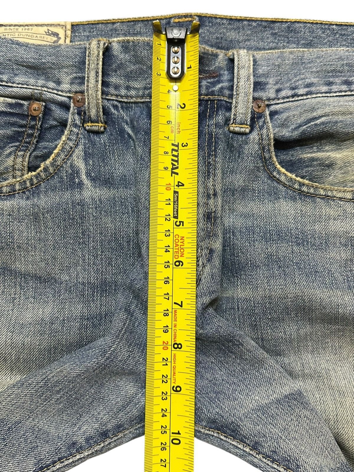 Polo Ralph Lauren Vintage Polo Ralph Lauren Blue Mud Wash Faded Distress Jeans Size US 30 / EU 46 - 16 Thumbnail