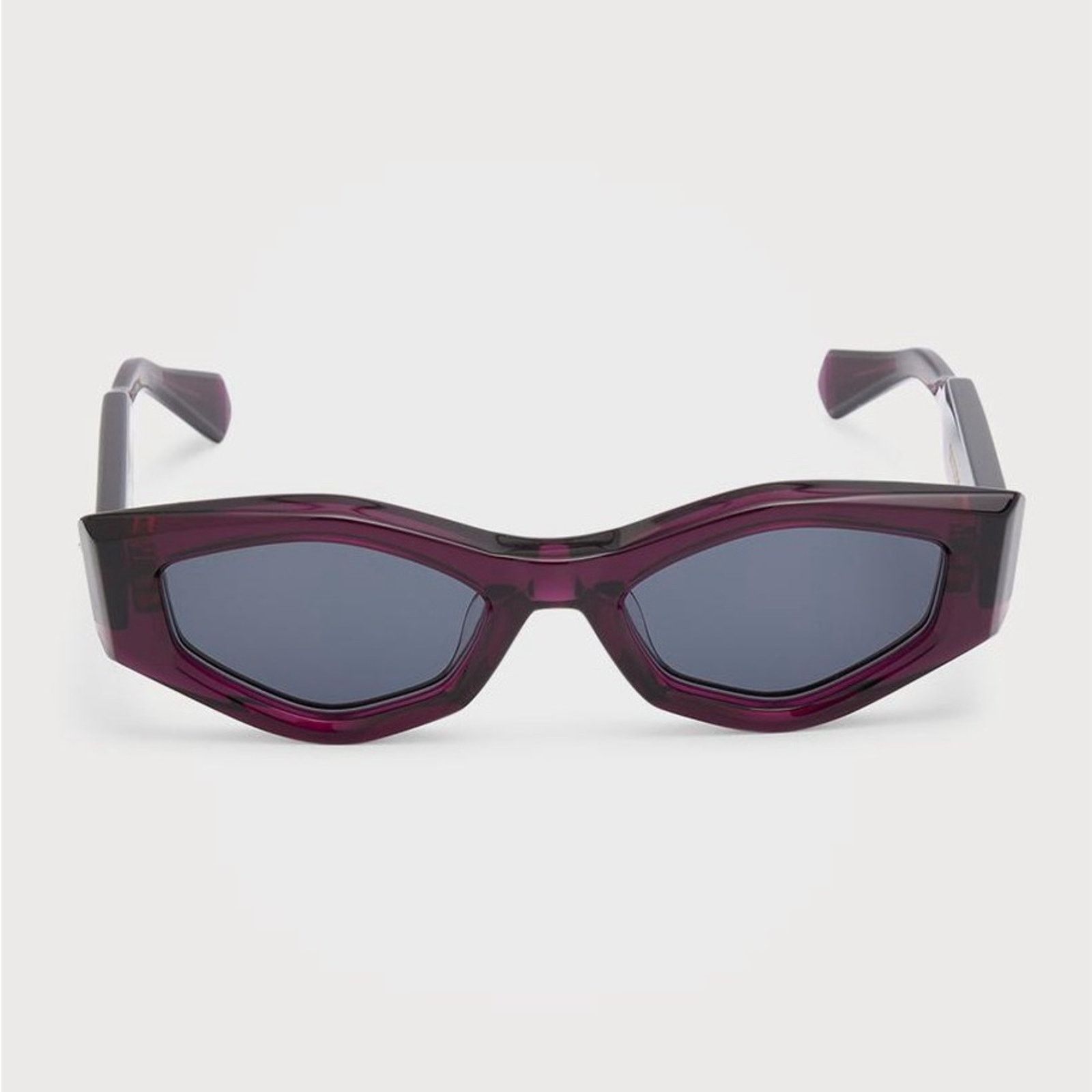 Valentino New! Valentino VLS 101B Purple Geometric Sunglasses Size ONE SIZE - 4 Thumbnail