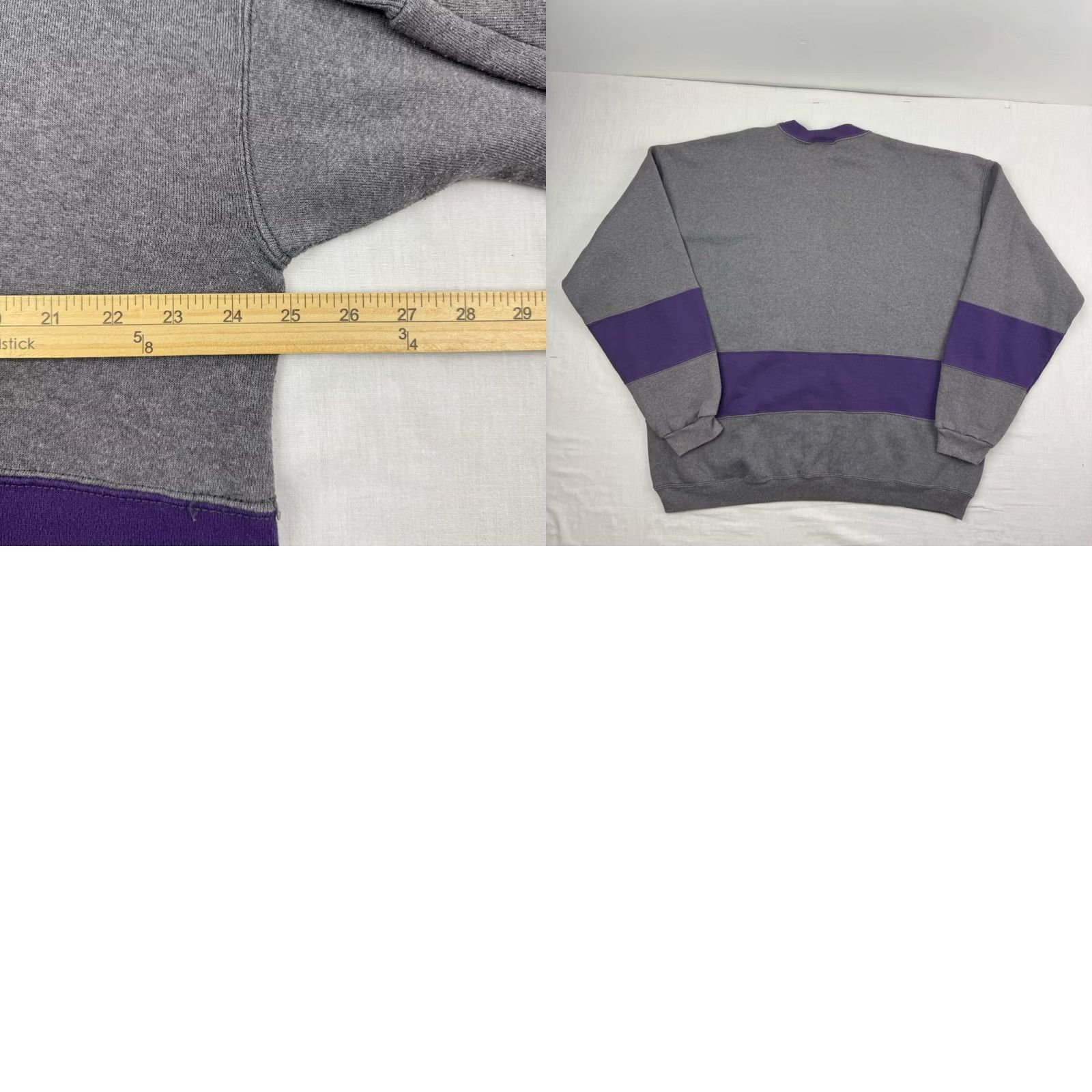 Hanes VINTAGE Hanes Sweatshirt Adult XL Signature Collection Cut And Sew 90s Gray Crew Neck Pullover Size US XL / EU 56 / 4 - 8 Thumbnail