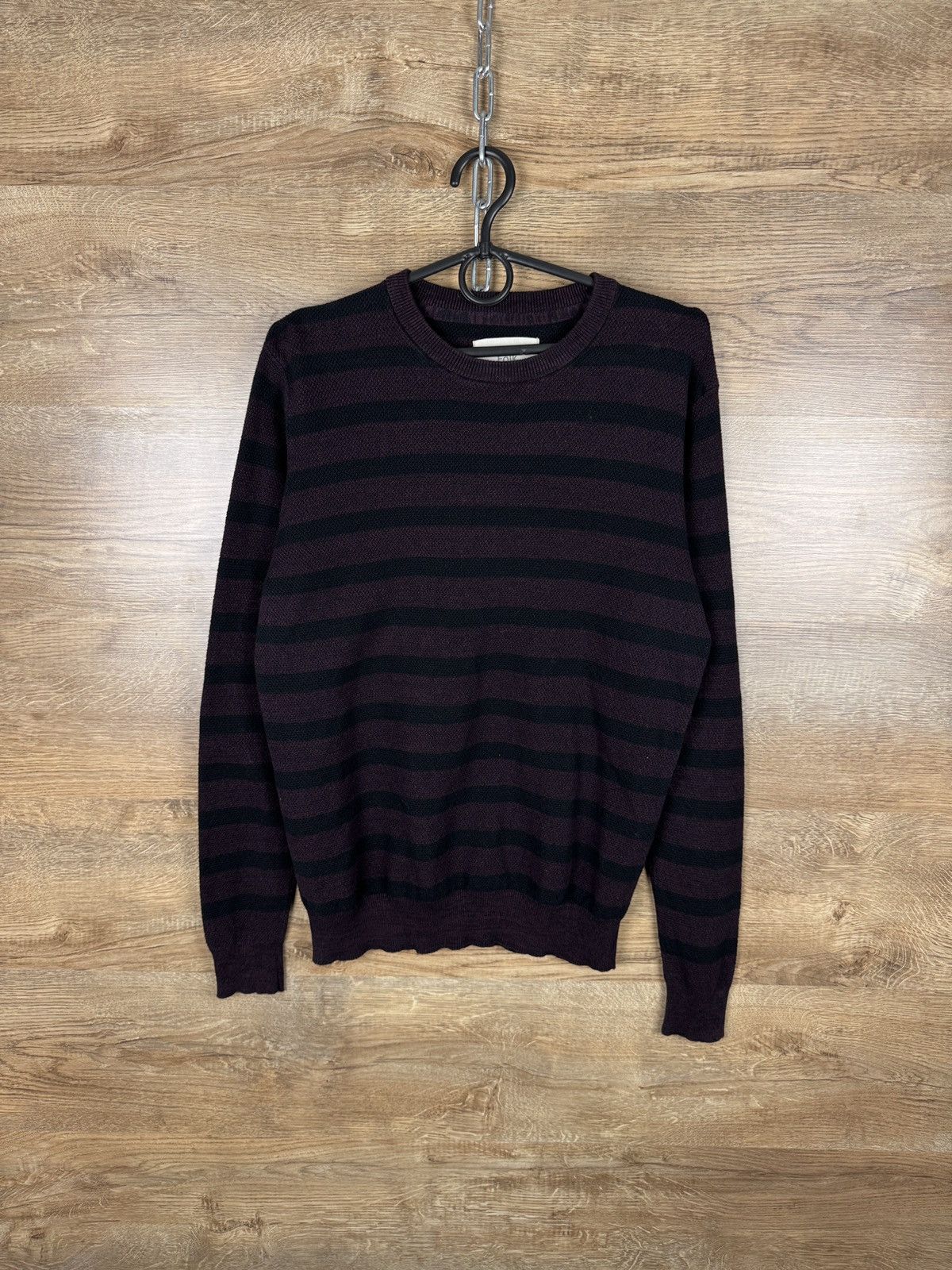 Folk Mens Vintage Folk sweater striped sweatshirt luxury Size US S / EU 44-46 / 1 - 1 Thumbnail