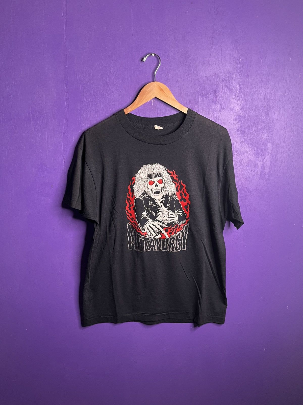 Band Tees × Vintage Vintage 80s Metalurgy live evil concert t-shirt Size US L / EU 52-54 / 3 - 1 Thumbnail