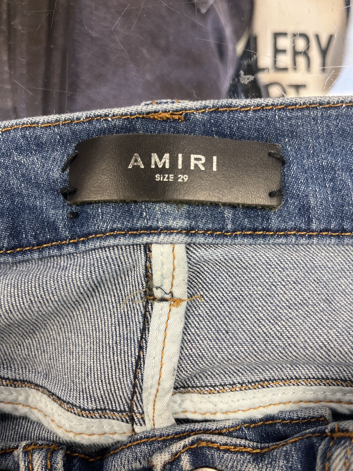 Amiri Blue Amiri Jeans Side Logo Size US 29 - 3 Thumbnail