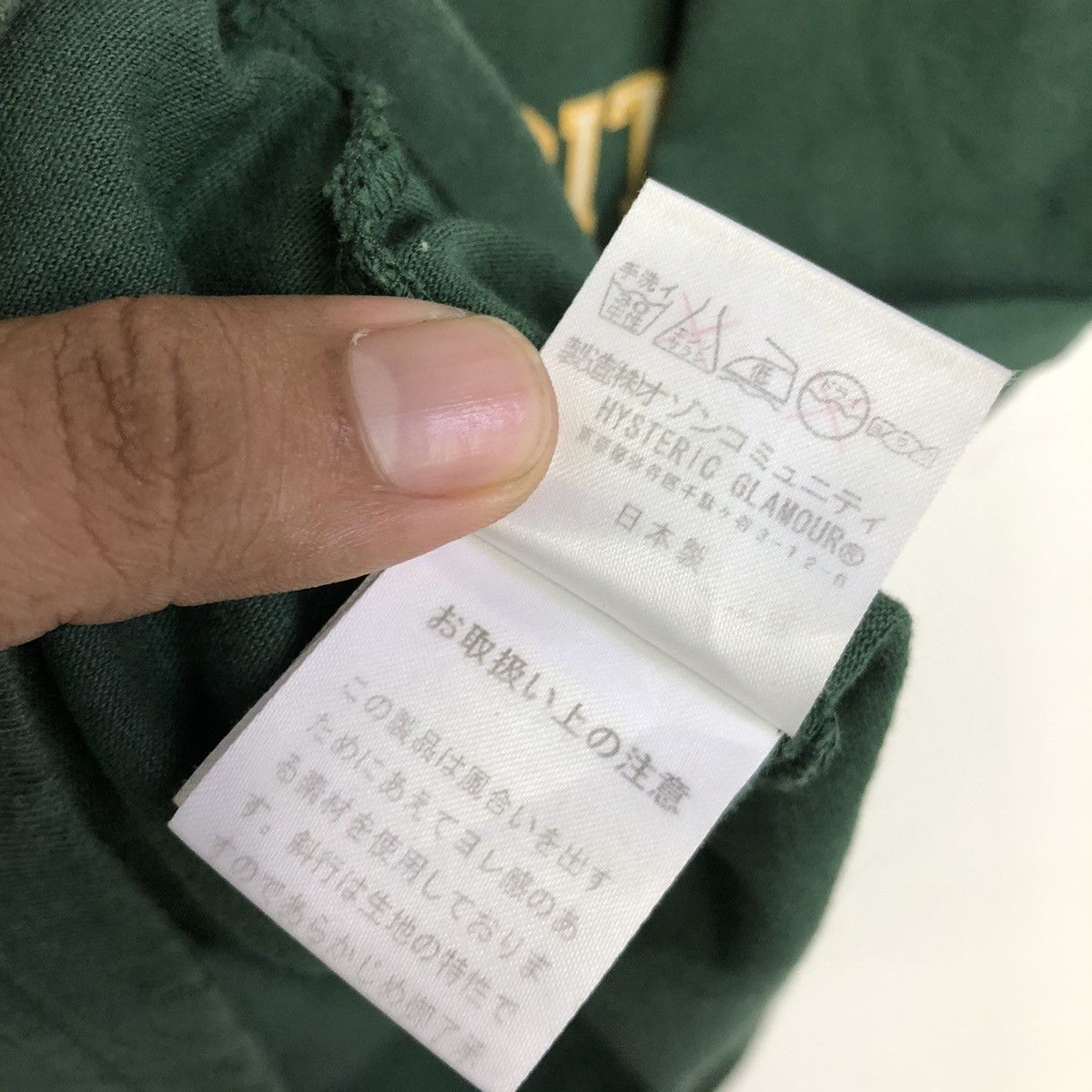 Hysteric Glamour × Japanese Brand × Vintage Vintage Hysteric Glamour University Ringer Sleeve Tshirt Size US L / EU 52-54 / 3 - 14 Thumbnail