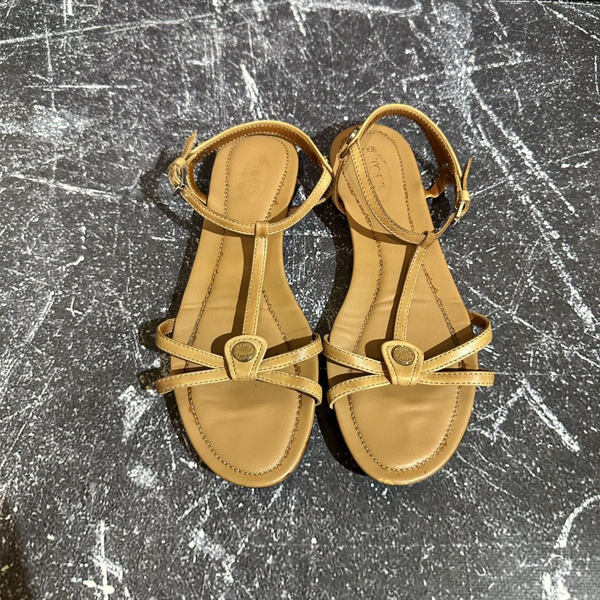 Tod's TOD’S - Women’s Leather Sandals Size 38 Size US 8 / IT 38 - 6 Thumbnail