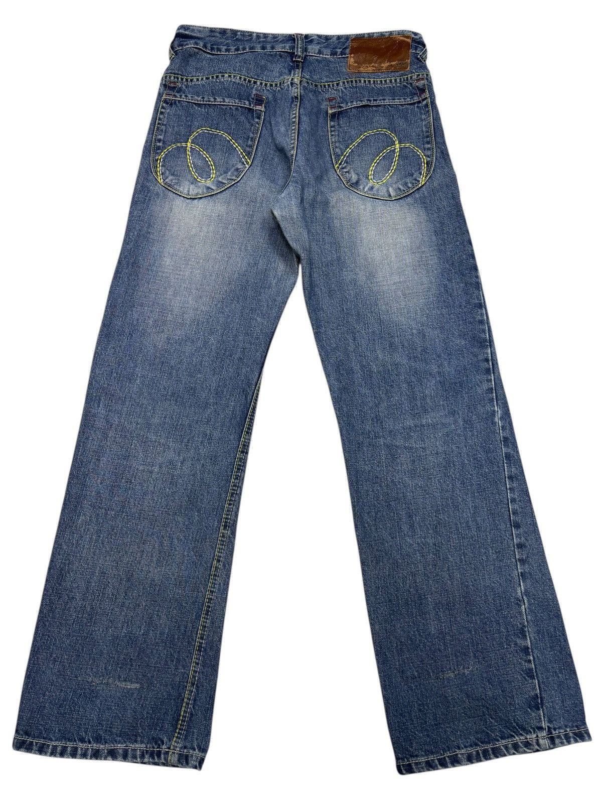 Tornado Mart FLARE JEANS MILI❤️MILI TORNADO MART STYLE 90s JAPANESE DENIM Size US 32 / EU 48 - 2 Thumbnail