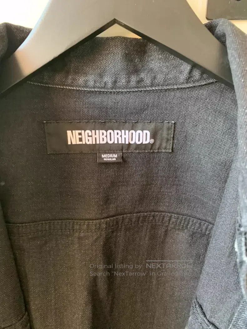 Neighborhood Neighborhood Denim coat fishbone black Size US M / EU 48-50 / 2 - 5 Thumbnail