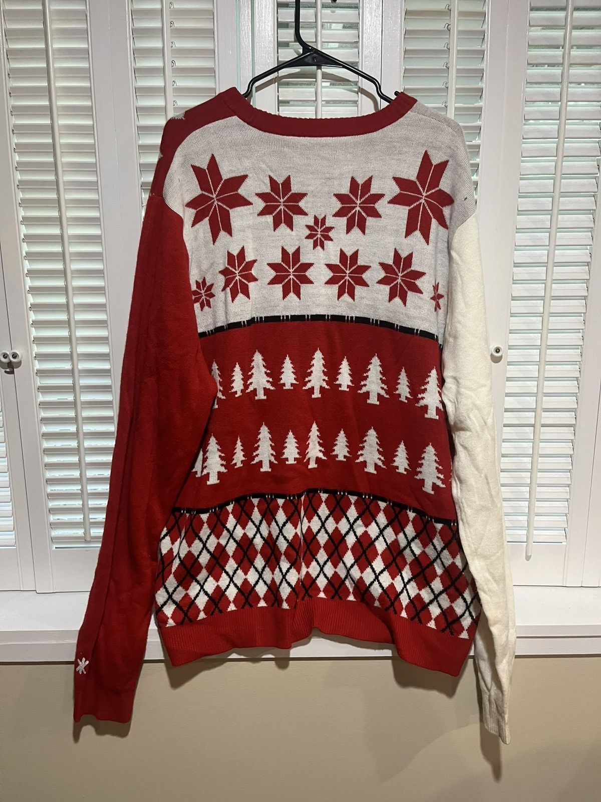 NHL Detroit Red Wings Holiday Sweater / 2XL Size US XXL / EU 58 / 5 - 2 Thumbnail