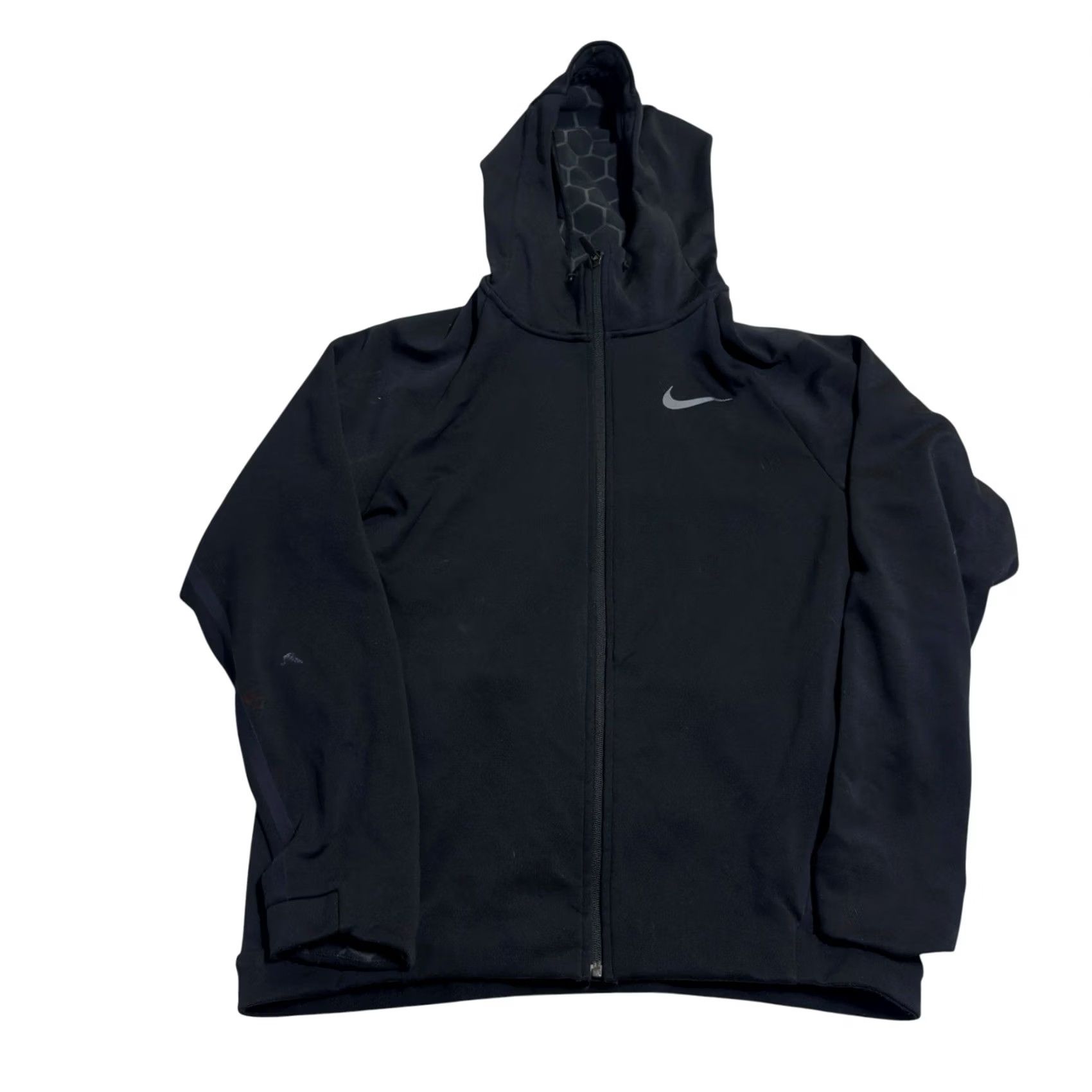 Nike VINTAGE? No. (Skip) -> Nike Mens Hoodie L Black Therma Sphere Max Full Zip Regular Fit Sportswear Size US L / EU 52-54 / 3 - 2 Thumbnail