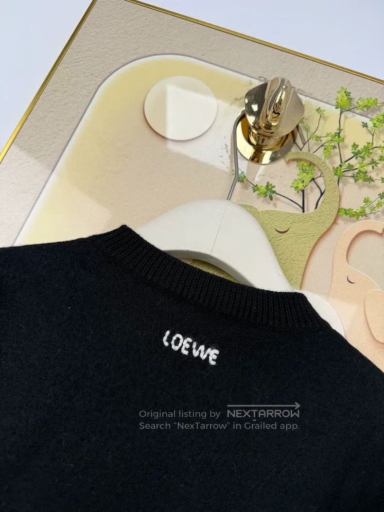 Loewe Loewe Wool Jacquard Crewneck Knit Sweater Size S / US 4 / IT 40 - 7 Thumbnail