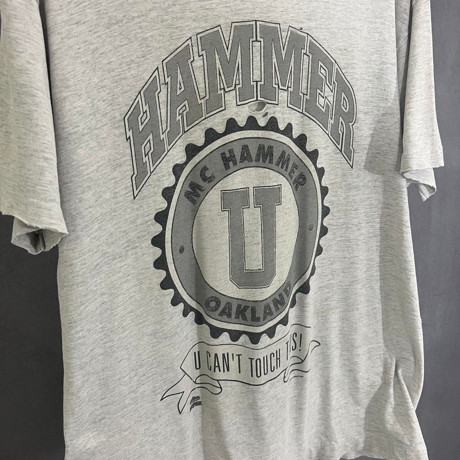 Band Tees × Vintage Vintage 1991 MC Hammer u can’t touch this shirt Fits XL Size US XL / EU 56 / 4 - 2 Thumbnail