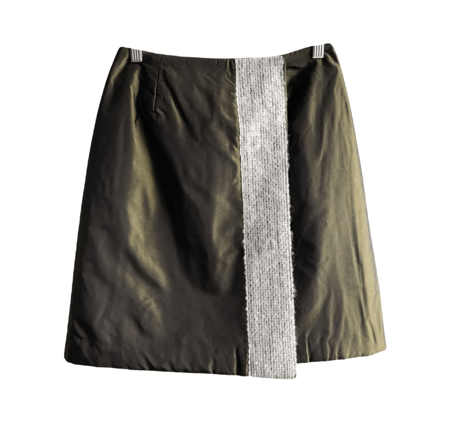 Mugler khaki puffer skirt Size 24" / US 00 / IT 34 - 1 Thumbnail