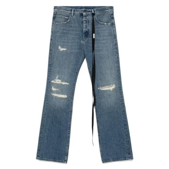 Ann Demeulemeester ANN DEMEULEMEESTER Men Denim Pants B0011713 FA631 053 BLUE Size US 34 / EU 50 - 1 Thumbnail