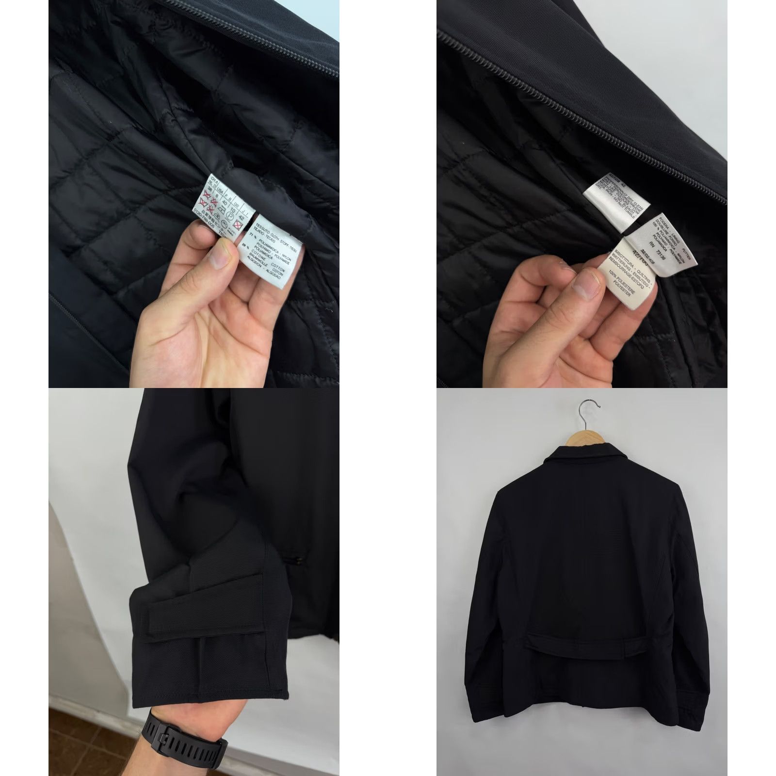 Etro VINTAGE Weekend Max Mara Weekend Insulated Jacket Regular 8 Black Retro Quilted - Womens Size M / US 6-8 / IT 42-44 - 8 Thumbnail