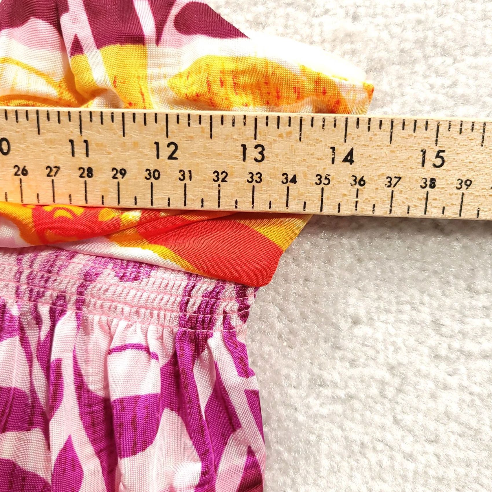Banana Republic Banana Republic Spaghetti Strap Top Size M Orange Purple Floral Striped Women's Size M / US 6-8 / IT 42-44 - 4 Thumbnail