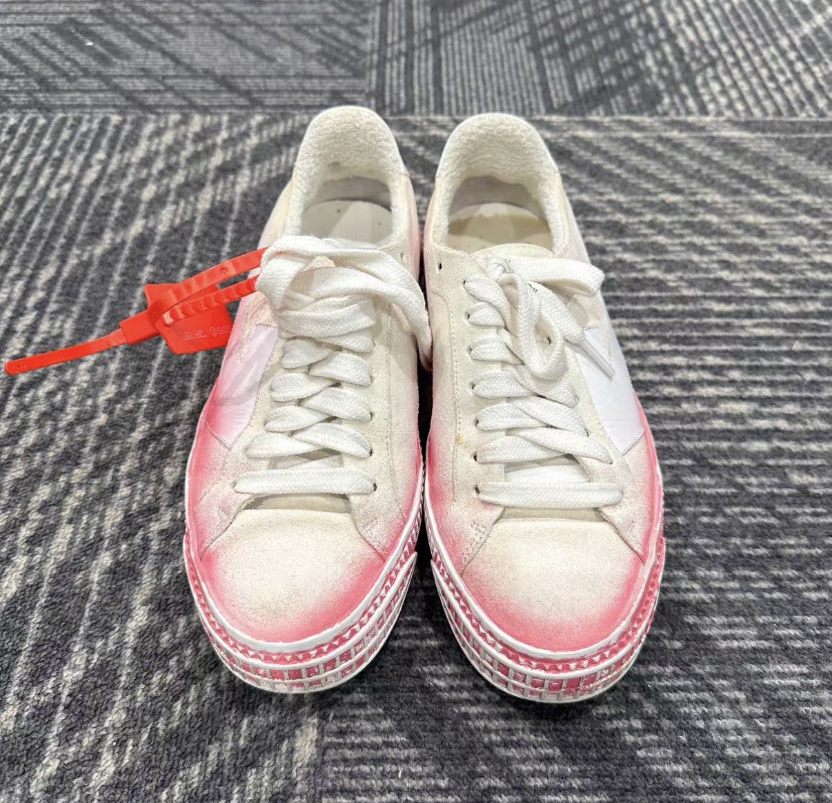 Off-White Off-White White-pink Gradient Sneakers J42 Size US 5 / IT 35 - 2 Thumbnail